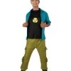 HPO Men's Adult Men’s Cartoon Character Green Super Smarty Pants Costume | All Sizes