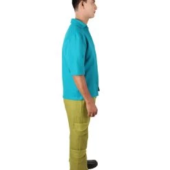 HPO Men's Adult Men’s Cartoon Character Green Super Smarty Pants Costume | All Sizes