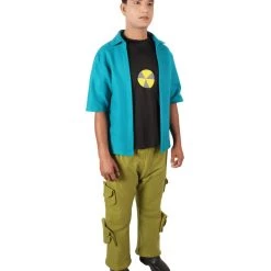 HPO Men's Adult Men’s Cartoon Character Green Super Smarty Pants Costume | All Sizes