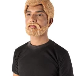 HPO Adult Men's Prince Of Wales British Ginger Brown Wig