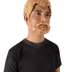 HPO Adult Men's Prince Of Wales British Ginger Brown Wig