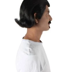 HPO Adult Men's Black Slick Back Dutch Van Der Linde Red Dead Redemption Wig