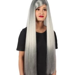 HPO Adult Women's Silver American Pop Star High Ponytail Wig