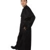HPO Men's Adult Men’s Priest Black Cassock Clerical Collar & Shoulder Mantle Costume