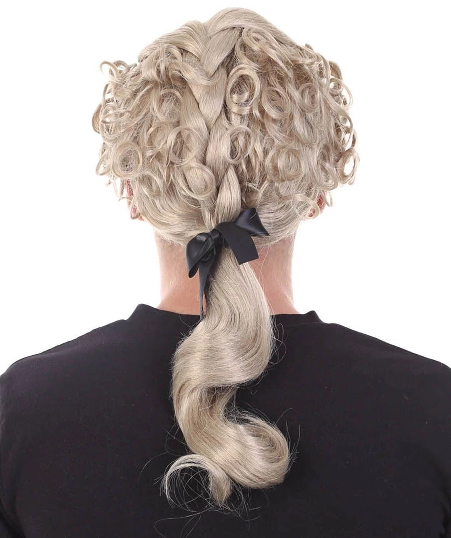 HPO Adult Men's 18th Century Peruke Periwig Noble Judge Wig