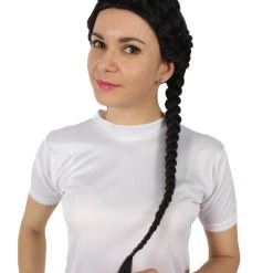 HPO Adult Women’s Black Celebrity Kim Boxer Braid Wig