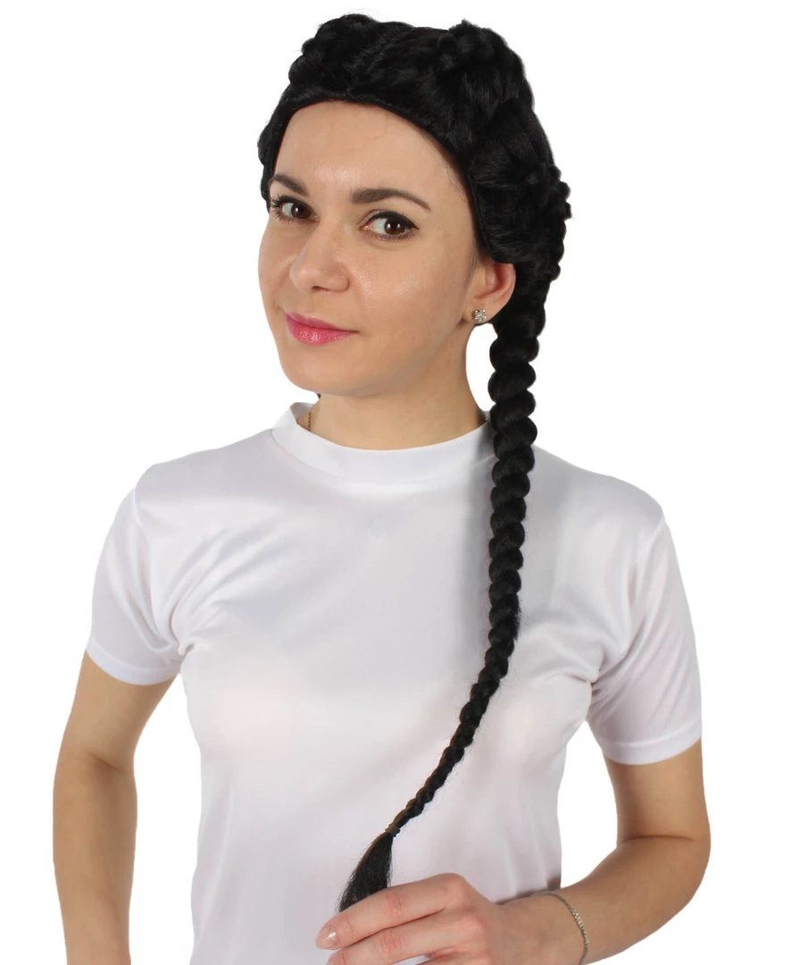 HPO Adult Women’s Black Celebrity Kim Boxer Braid Wig