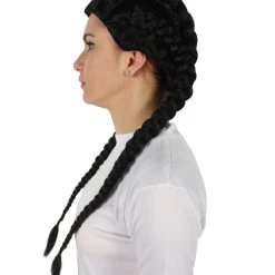 HPO Adult Women’s Black Celebrity Kim Boxer Braid Wig