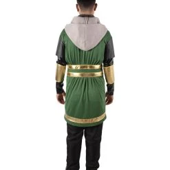 HPO Adult Men’s Green & Gold Mythological God Of Mischief Costume Men's