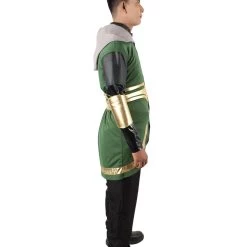 HPO Adult Men’s Green & Gold Mythological God Of Mischief Costume Men's