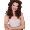 HPO Adult Women's Long Curly Country Singer Wig | Multiple Color Options
