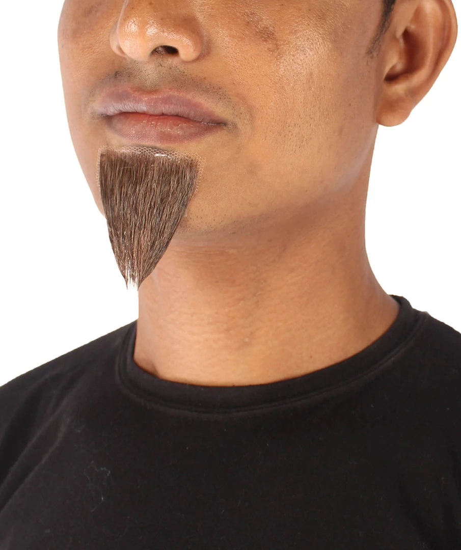 HPO Adult Men's Van Dyke Fake Goatee Beard | Multi Color Options