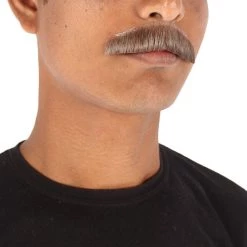 HPO Men's Synthetic Hair Mustache Cosplay Facial Hair
