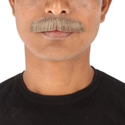 HPO Men's Synthetic Hair Mustache Cosplay Facial Hair