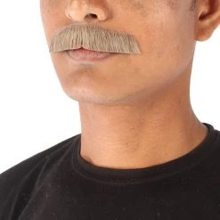 HPO Men's Synthetic Hair Mustache Cosplay Facial Hair