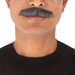 HPO Men's Synthetic Hair Mustache Cosplay Facial Hair
