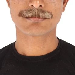 HPO Men's Synthetic Hair Mustache Cosplay Facial Hair