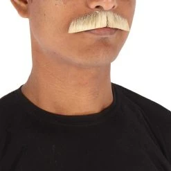 HPO Men's Synthetic Hair Mustache Cosplay Facial Hair