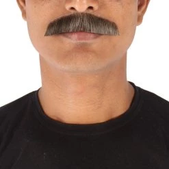 HPO Men's Synthetic Hair Mustache Cosplay Facial Hair
