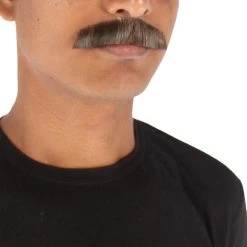 HPO Men's Synthetic Hair Mustache Cosplay Facial Hair