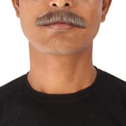 HPO Men's Synthetic Hair Mustache Cosplay Facial Hair