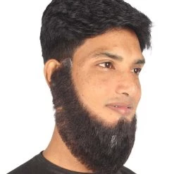 HPO Adult Men's Chin Curtain Style Long Beard Set