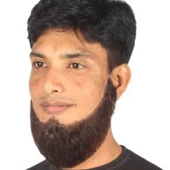 HPO Adult Men's Chin Curtain Style Long Beard Set | Multiple Color Options | HPO