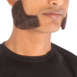 HPO Adult Men's Fake Facial Hair Mutton Chops Side Burns Set | Multiple Colors
