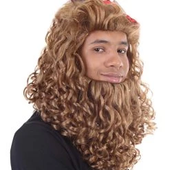 HPO Adult Men's Lion Wig | Multiple Color Options Cosplay Wig