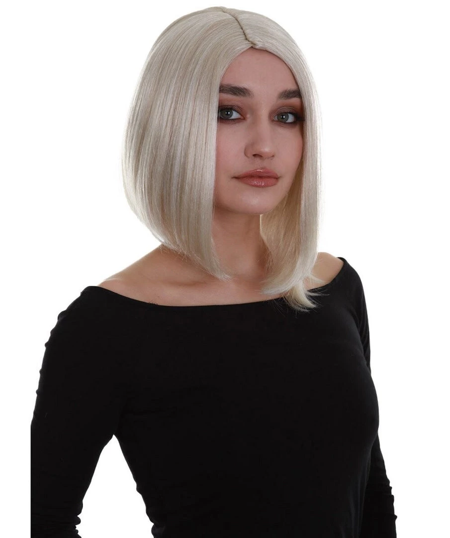 BC Natural Silk Bob | Women's Blonde Color Straight Shoulder Length Trendy Natural Silk Bob Wig