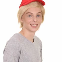 HPO President II Mens Wig W/ Make America Great Again Hat | Blonde Wig | Premium Breathable Capless Cap