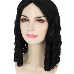 BC Story Book Curls | Women's Black Color Curly Shoulder Length Trendy Starry Curls Wig