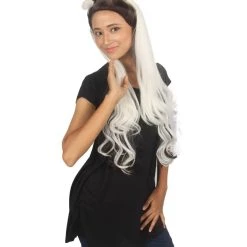 Ari Women's Long Lace Front Wavy Buns With Dark Roots - Adult Fashion Wigs | Nunique | Nunique