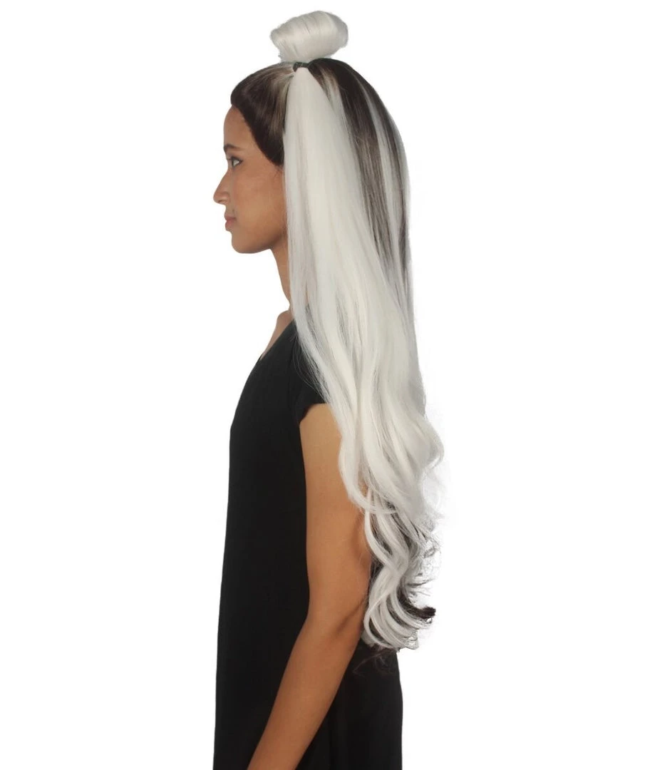 Ari Women's Long Lace Front Wavy Buns With Dark Roots - Adult Fashion Wigs | Nunique | Nunique