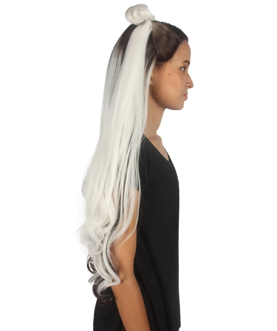 Ari Women's Long Lace Front Wavy Buns With Dark Roots - Adult Fashion Wigs | Nunique | Nunique