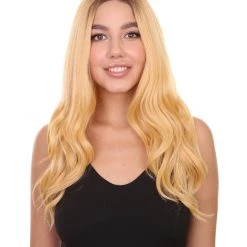 Cady Women's Long Length Lace Front Wavy With Dark Roots - Adults Fashion Wigs | Nunique | Nunique