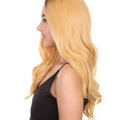Cady Women's Long Length Lace Front Wavy With Dark Roots - Adults Fashion Wigs | Nunique | Nunique