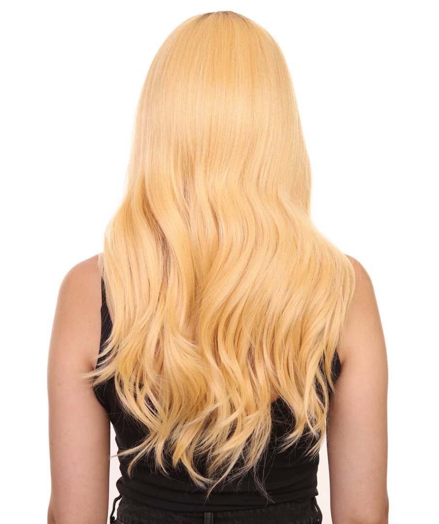 Cady Women's Long Length Lace Front Wavy With Dark Roots - Adults Fashion Wigs | Nunique | Nunique