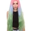 Cara Women's Long Waterfall Lace Front With Crimped Texture - Adults Fashion Wigs | Nunique | Nunique