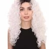 Cassie Women's Shoulder Length Lace Front Curly With Dark Roots - Adults Fashion Wig | Nunique | Nunique
