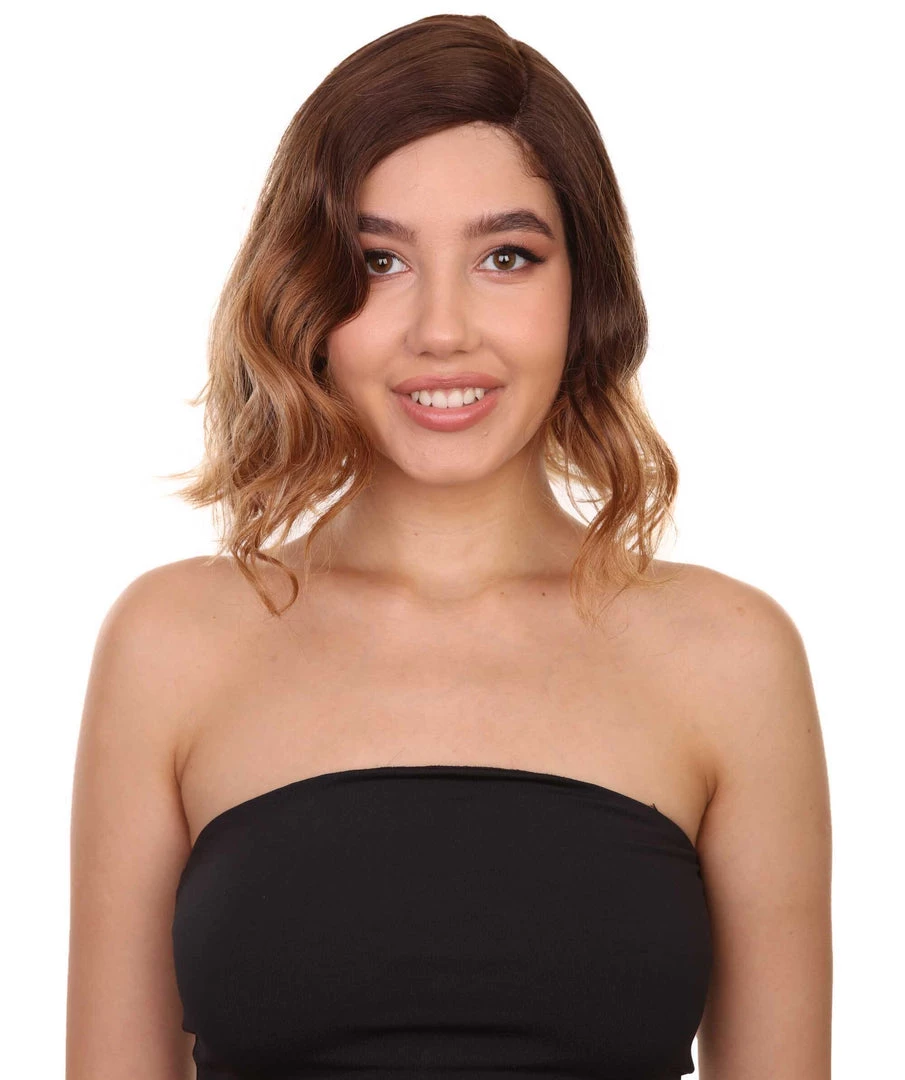 CoCo Women's Shoulder Length Lace Front Wavy With Bangs - Adults Fashion | Nunique | Nunique