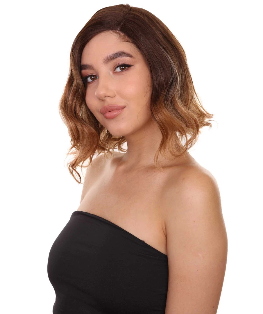 CoCo Women's Shoulder Length Lace Front Wavy With Bangs - Adults Fashion | Nunique | Nunique