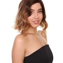 CoCo Women's Shoulder Length Lace Front Wavy With Bangs - Adults Fashion | Nunique | Nunique
