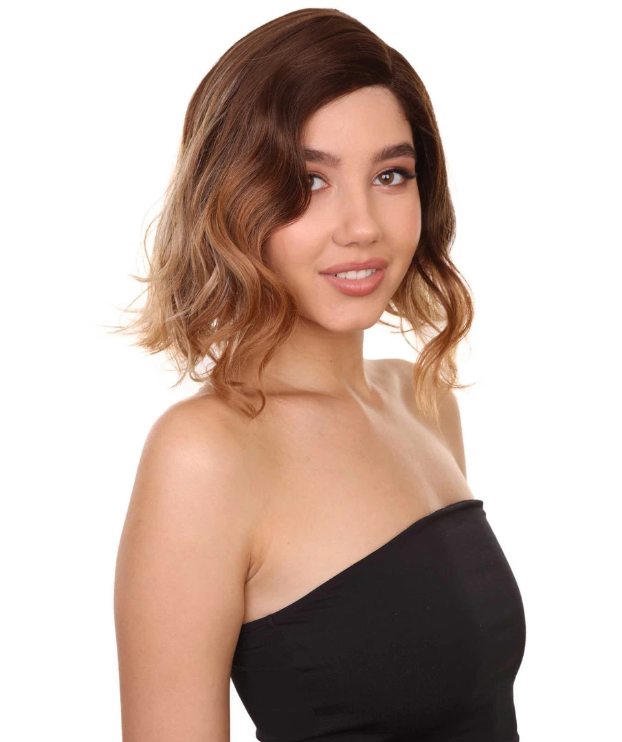 CoCo Women's Shoulder Length Lace Front Wavy With Bangs - Adults Fashion | Nunique | Nunique