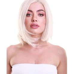Daphne Women's Chin Length Blonde Asymetric Lace Front Bob - Adult Fashion Wigs | Nunique | Nunique