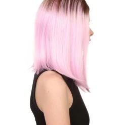 Erin Women's Shoulder Length Lace Front Straight With Dark Roots - Adults Fashion Wigs | Nunique | Nunique