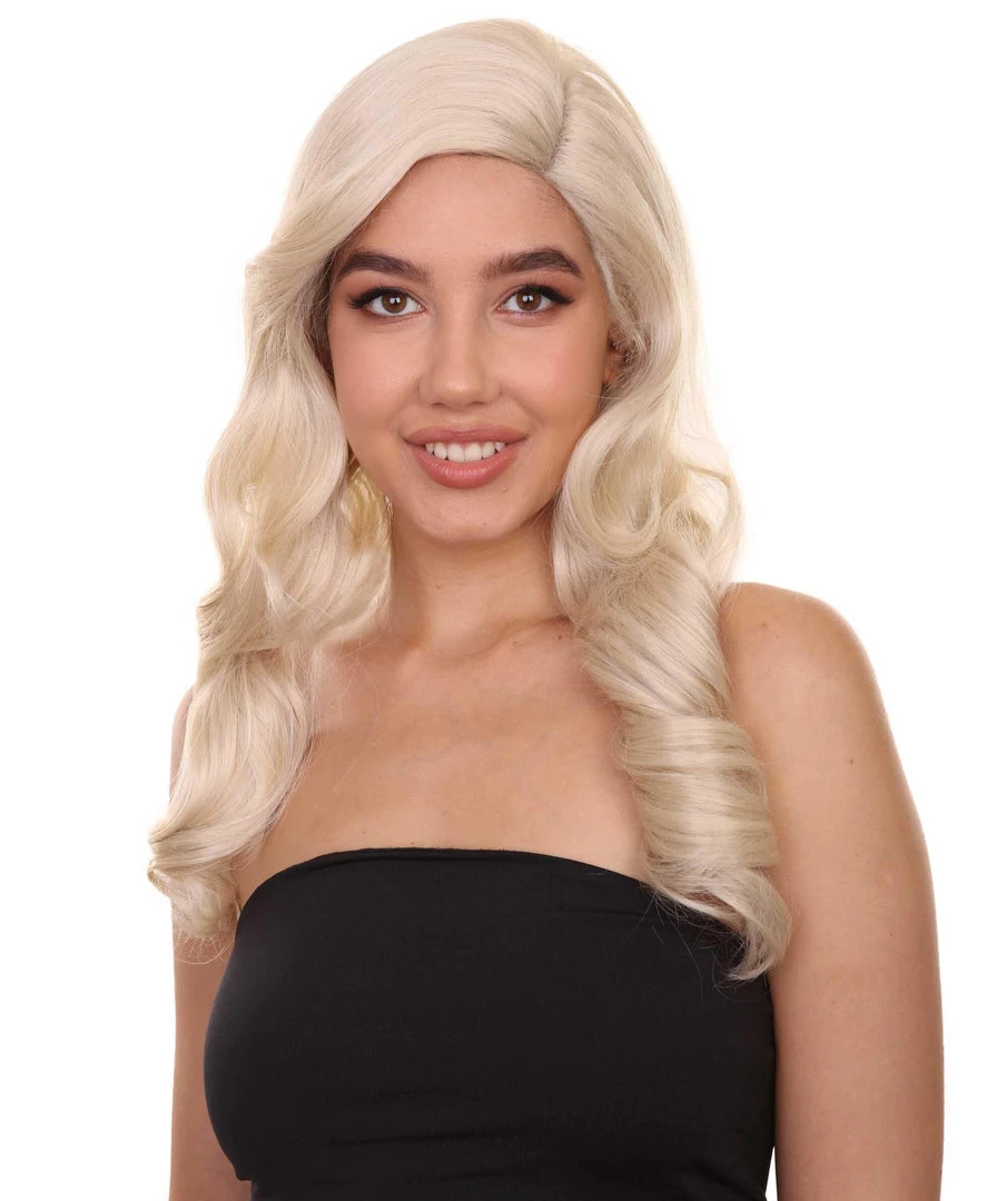 Frida Women's Long Length Lace Front Wavy With Bangs - Adults Fashion Wigs | Nunique | Nunique