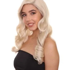 Frida Women's Long Length Lace Front Wavy With Bangs - Adults Fashion Wigs | Nunique | Nunique