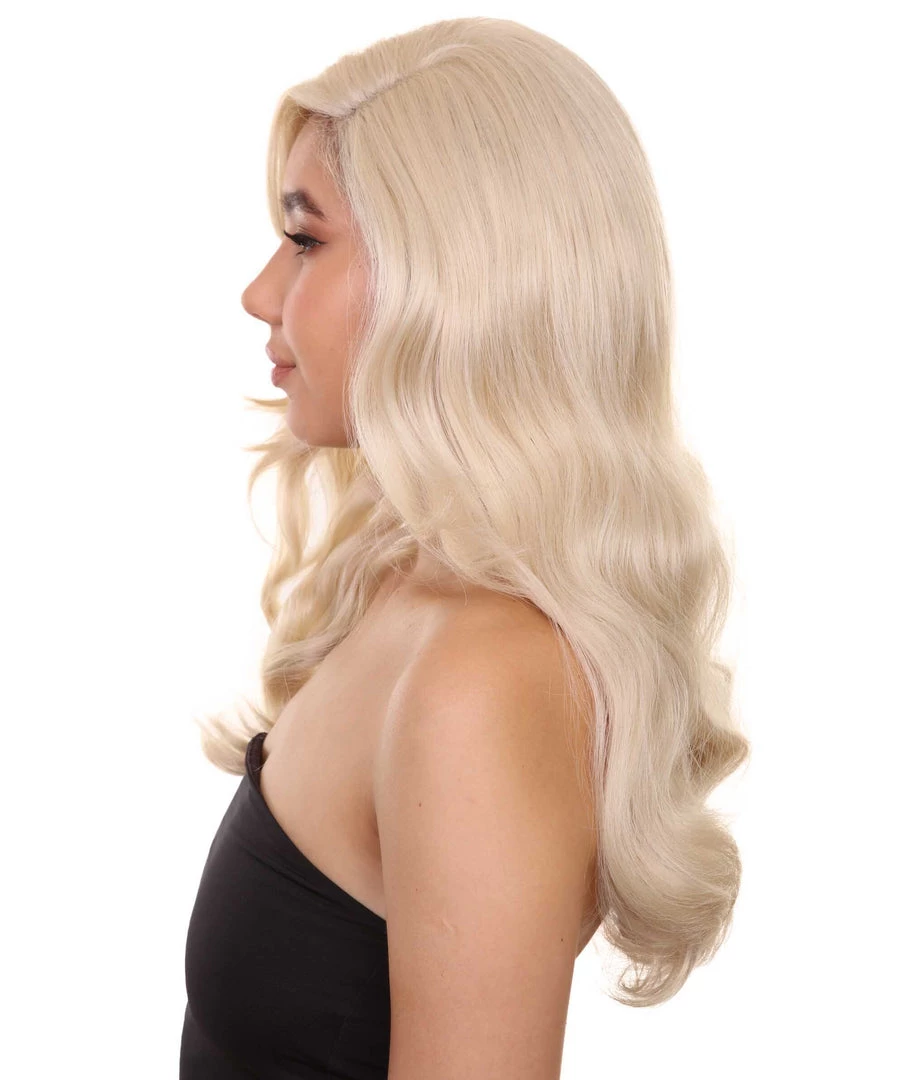 Frida Women's Long Length Lace Front Wavy With Bangs - Adults Fashion Wigs | Nunique | Nunique