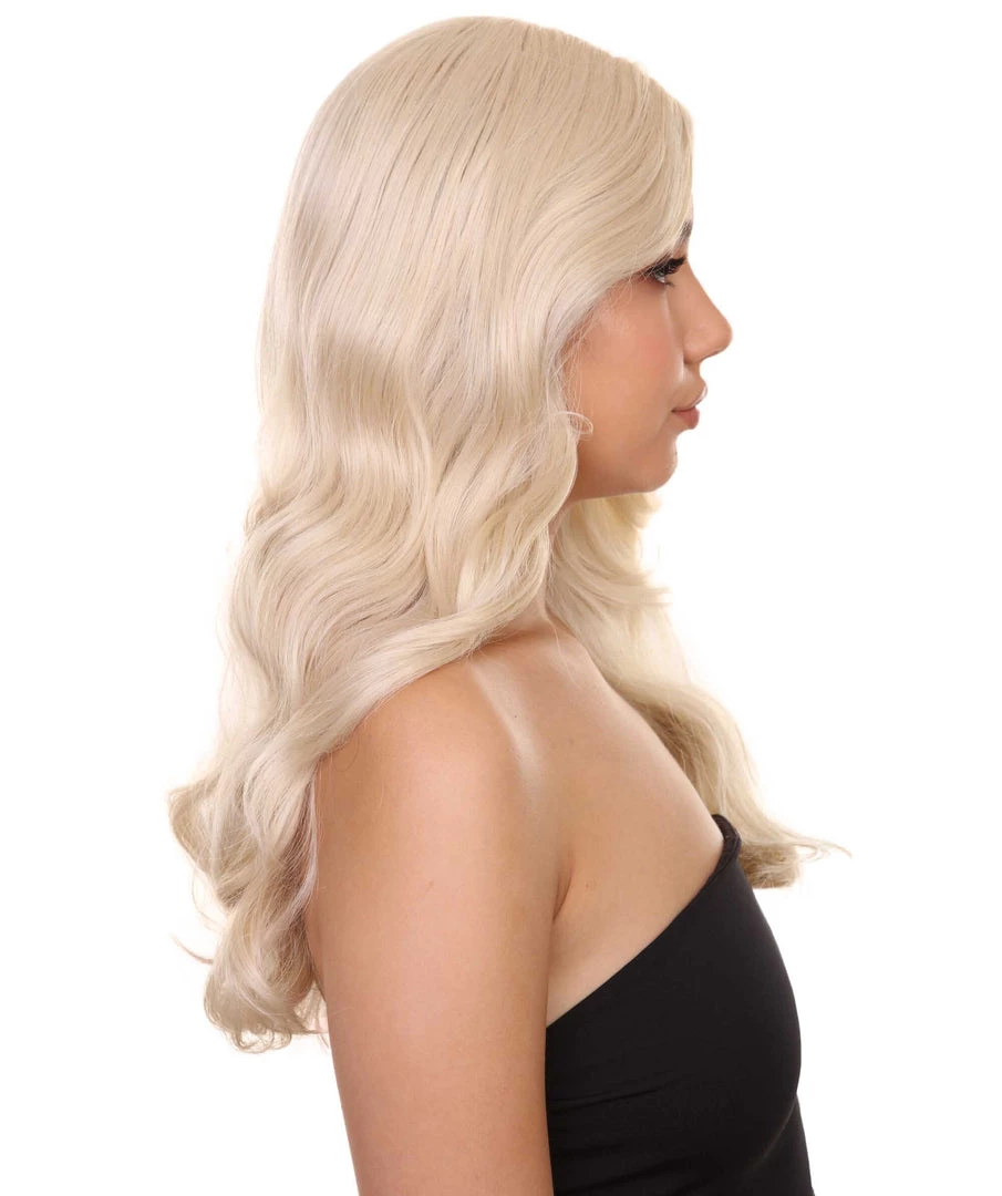 Frida Women's Long Length Lace Front Wavy With Bangs - Adults Fashion Wigs | Nunique | Nunique